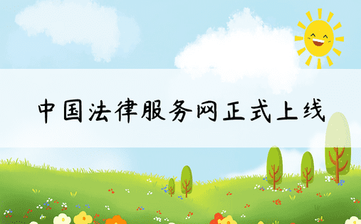 中国法律服务网正式上线