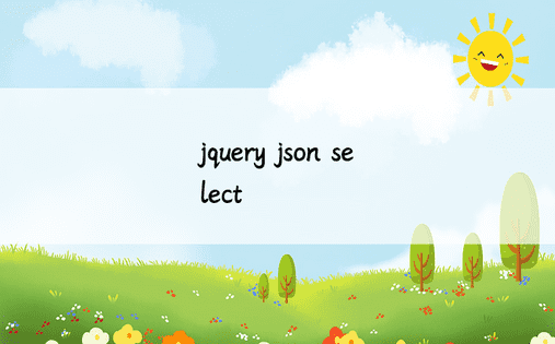 jquery json select